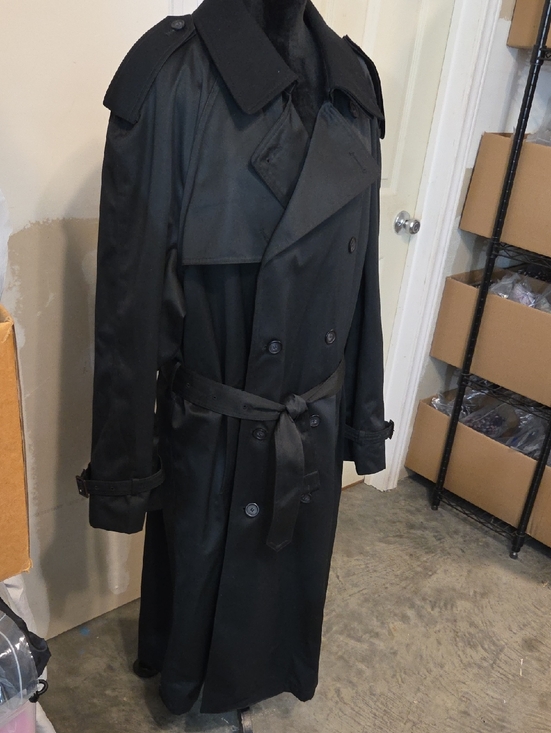 Ralph Lauren Other - Ralph Ralph Lauren Black Wool Blend  Double-Breasted Trench Coat Jacket